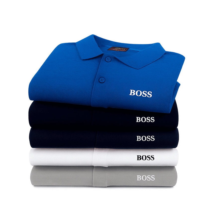 [KAUF 3, ERHALTE 5] Premiere Polo-Shirt-Set – 5 Premium-Polos