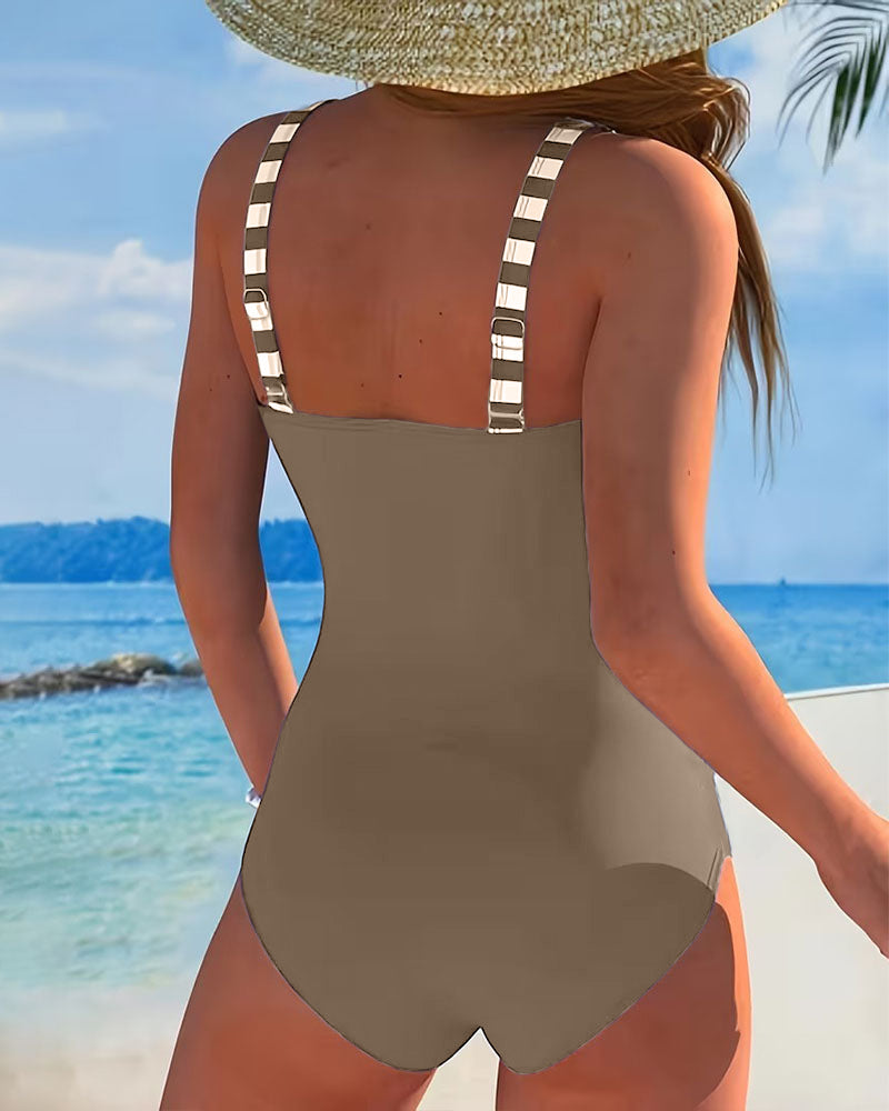 Aurora | Costume Righe Colorblock