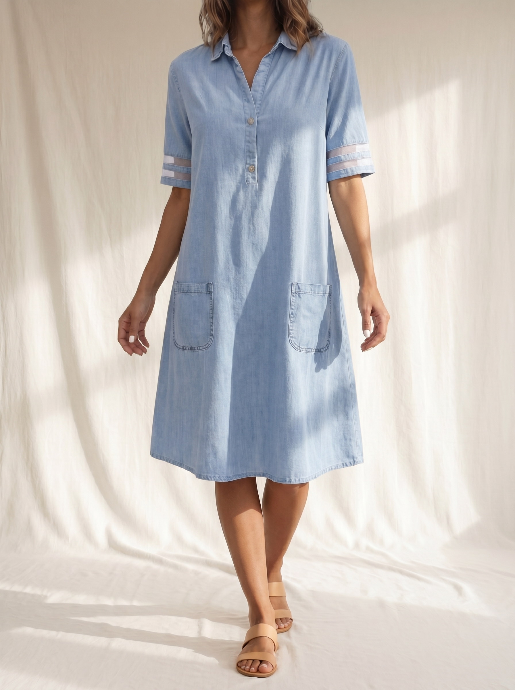 Gemma | Abito in denim che valorizza la figura